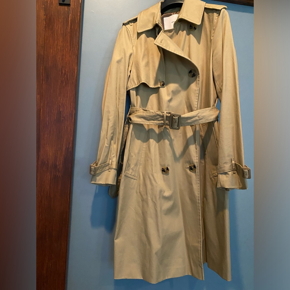 Mango classic khaki trench coat